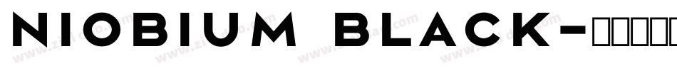 Niobium Black字体转换